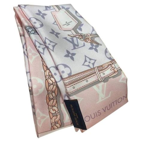 louis vuitton pink scarf|Louis Vuitton purse scarf.